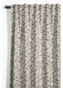 Draperie gri-bej din amestec de in 140x245 cm List – Sehlbach