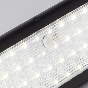 Searchlight Aplică de perete LED solar 67422BK-PIR, senzor mișcare, Negru, Plastic