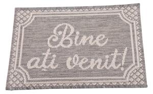 Covor Pentru Usa Intrare, Jeans 19354 , Gri , 40x60 cm, 1500 gr mp