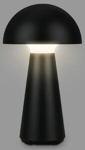 Briloner Lampă de masă LED reîncărcabilă Fungo, reîncărcabilă, negru, reglabil, Negru, Plastic, Modern