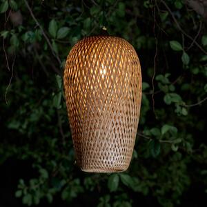 Pauleen Sunshine Bliss lampă suspendată LED, Lemn, Bamboo, Viața tânără, Lumini solare