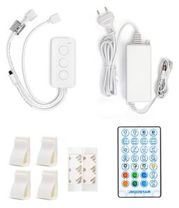 Aigostar - Bandă LED RGBW dimmabilă LED/48W/12V 2x7,5 m Wi-Fi