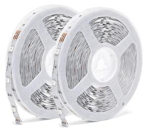 Aigostar - Bandă LED RGBW dimmabilă LED/48W/12V 2x7,5 m Wi-Fi