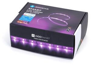 Aigostar - Bandă LED RGBW dimmabilă LED/48W/12V 2x7,5 m Wi-Fi