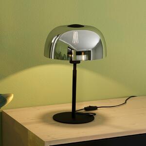 EGLO Solo 2 lampă de masă, negru transparent/negru, Negru, Camera de zi / sufragerie, Metal, Modern