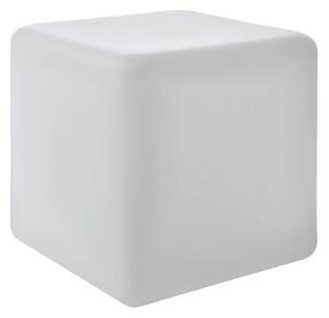 EGLO Lumină de exterior Bottona cube E27 alb, 40 x 40cm, Alb, Plastic