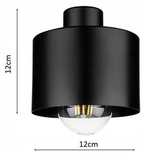 Aplica de perete 1xE27/20W/230V neagră