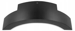 Aplică LED de perete pentru exterior cu senzor LED/10W/230V IP54 negru