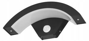 Aplică LED de perete pentru exterior cu senzor LED/10W/230V IP54 negru