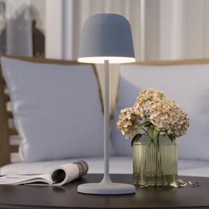EGLO Mannera lampă de masă LED cu acumulator, gri, reglabil, Gri, Camera de zi / sufragerie, Metal