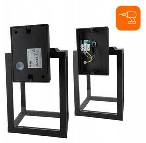 Lampă de perete de exterior 1xE27/40W/230V IP54 neagră