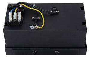 Lucide Trimless spot încastrat, 2 becuri, negru, reglabil, Negru, Camera de zi / sufragerie, Metal, Plafon încastrat