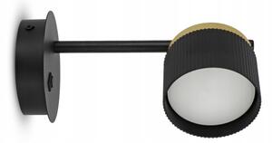 Lampă de perete 1xGX53/35W/230V neagră/aurie