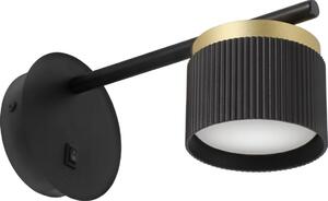 Lampă de perete 1xGX53/35W/230V neagră/aurie