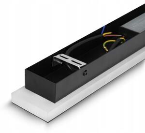 Aplică de perete pentru exterior LED/30W/230V 100 cm IP65 neagră