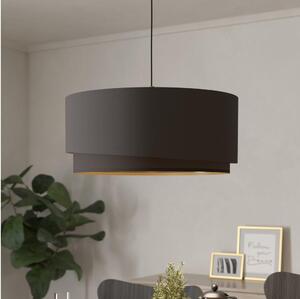 Eglo 39931 - Lustră suspendată pe cablu MANDERLINE 1xE27/40W/230V maro/auriu