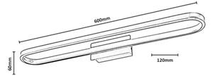 Rabalux 75115 - Lampă LED pentru oglindă de baie ODRAN LED/18W/230V IP44 60 cm