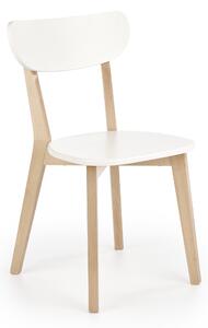Scaun de sufragerie Barry (alb + fag). 1008326