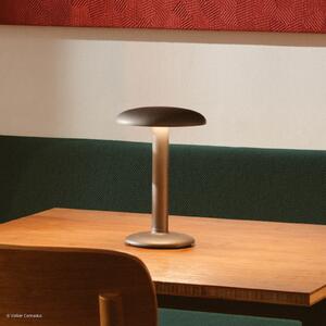 Flos Architectural FLOS Gustave lampă masă LED acumulator 3000K negru, reglabil, Negru, Metal, Design