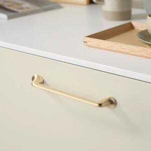 Maner metalic pentru mobilier, model Ilma, distanta dintre gauri = 160 | 192 | 320 mm, finisaj auriu mat
