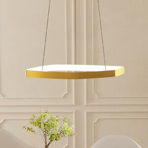 EGLO Vallerosa Lampă suspendată LED din alamă, reglabil, Auriu / Alamă, Camera de zi / sufragerie, Metal