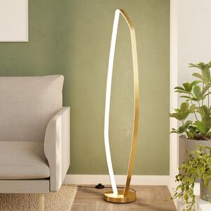 EGLO Vallerosa lampadar LED alamă, Auriu / Alamă, Camera de zi / sufragerie, Metal