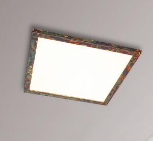 Quitani Panou Aurinor LED, auriu, 68 cm, Bronz / Alamă Veche, Camera de zi / sufragerie, Plastic, Modern