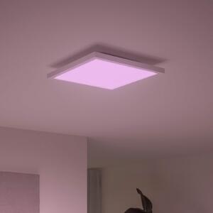 Philips Hue White&Color Surimu panou alb 30x30cm, reglabil, Alb, Camera de zi / sufragerie, Metal