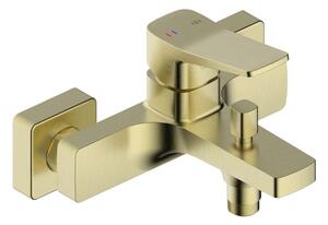 KFA Armatura Malaga Brushed Light Gold baterie cadă-duș perete auriu 4524-010-31