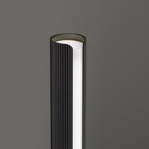 IDEAL LUX Lampa de masă cu LED Dorica, negru, înălțime 25 cm, reglabil, Negru, Camera de zi / sufragerie, Aluminiu, Modern