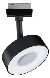 Paulmann URail Circle spot white switch negru, Negru, Camera de zi / sufragerie, Metal, Modern
