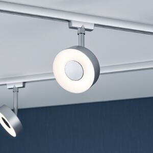 Paulmann URail Circle spot LED white switch crom, Gri, Camera de zi / sufragerie, Metal, Modern