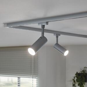 Paulmann URail Tubo spot dim 3 trepte 4.000K crom, reglabil, Gri, Camera de zi / sufragerie, Metal, Modern