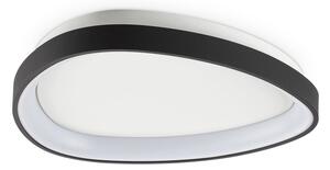 IDEAL LUX Plafonieră LED Gemini, negru, 42 cm, 2700 K, cu comutator pornit/oprit, Negru, Camera de zi / sufragerie, Metal, Modern
