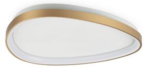 IDEAL LUX Plafonieră LED Gemini, alamă, 61 cm, 4000 K, cu întrerupător, Auriu / Alamă, Camera de zi / sufragerie, Metal, Modern
