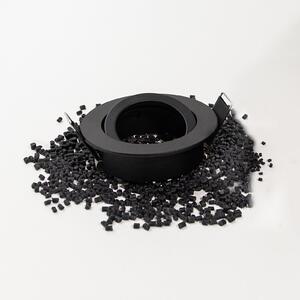 BRUMBERG Loop-R Spot LED încastrabil 927 dimabil negru, reglabil, Negru, Camera de zi / sufragerie, Plastic, Modern, Corpuri de iluminat încastrate rotunde