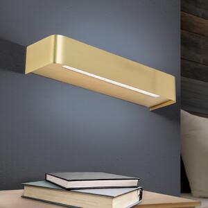 ORION Bernhard aplică perete LED, up-/downlight, alamă, reglabil, Auriu / Alamă, Camera de zi / sufragerie, Metal, Modern, Priză de perete sus / jos