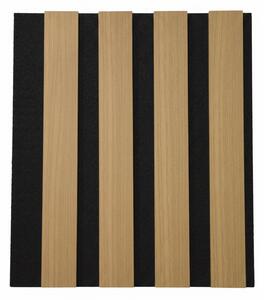JAKS Panou lamelar de perete 255 x 46 cm stejar latte