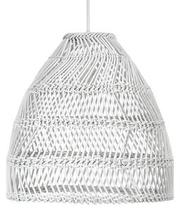 PR Home Maja lampă suspendată, alb Ø 53cm, Alb, Camera de zi / sufragerie, Lemn