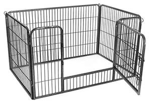 Tarc pentru animale de companie, Feandrea, PPK04GY, Gri, ‎120 x 70 x 80 cm