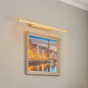 Quitani Lampa LED pentru tablouri Talon, alamă anodizată, reglabil, Auriu / Alamă, Hol, Aluminiu, Modern