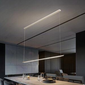 Quitani Niara Lampă suspendată cu LED CCT aluminiu anodizat/natural, reglabil, Gri, Bucătărie, Aluminiu, Modern