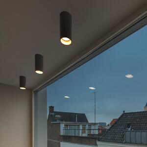 SLV Asto Tube downlight GU10 1 bec negru, reglabil, Negru, Camera de zi / sufragerie, Metal, Modern