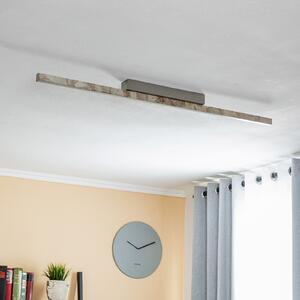 Quitani Zino plafonieră LED ardezie aur 38W, reglabil, Bej, Hol, Aluminiu, Modern