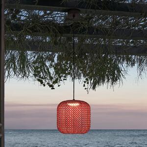 Bover Nans S/21 LED pentru exterior, roșu, reglabil, Roșu, Plastic, Design