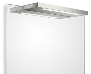 Decor Walther Slim 1-34 N LED lampă cu oglindă nichel, Gri, Baie, Metal, Modern, Perete unghiular