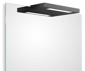 Decor Walther Slim 1-24 N LED oglindă cu LED-uri negru, Negru, Baie, Metal, Modern, Perete unghiular