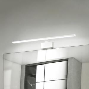 IDEAL LUX Aplică LED Alma, alb metalic, lățime 81 cm, Alb, Camera de zi / sufragerie, Metal, Modern, Soclu de perete jos