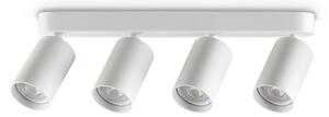 IDEAL LUX Spot de tavan Dynamite Round, alb, 38 cm, cu 4 becuri, Alb, Camera de zi / sufragerie, Metal, Modern