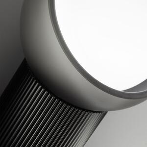 IDEAL LUX Lampa de masă Bloom, negru/gri închis, înălțime 27 cm, Negru, Camera de zi / sufragerie, Metal, Modern